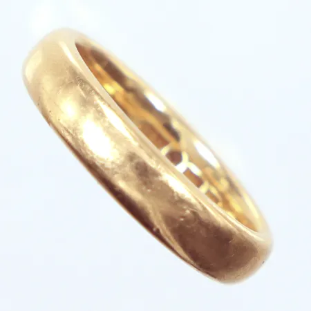 Ring, slät, Ø19¾, bredd 5,2mm, 18K  Vikt: 11,5 g