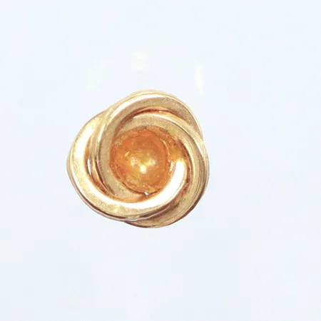 Singelörhänge ostämplad, 1cm, 18k  Vikt: 0,4 g