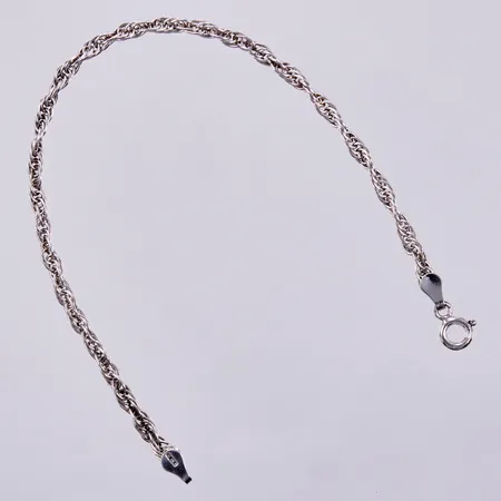 Armband längd ca 18,5cm, bredd ca 3mm, 925/1000 silver Vikt: 3,6 g