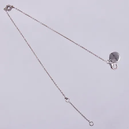 Armband med vita stenar, Syster P, längd: ca 18,5cm, justerbart, bredd: ca 1-4mm, 925/1000, silver Vikt: 1,2 g