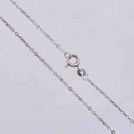Kedja längd ca 41cm, bredd ca 1mm, 925/1000 silver Vikt: 1,3 g