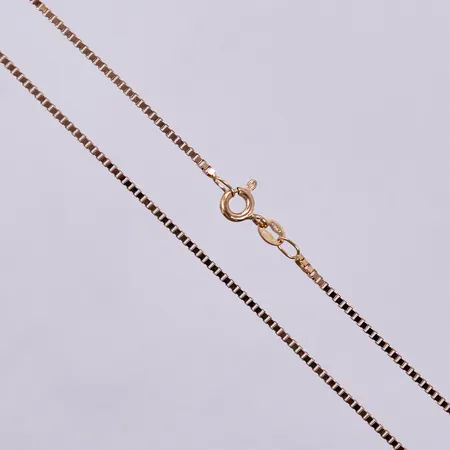 Kedja Venezia, längd ca 41cm, bredd ca 1mm, 18K Vikt: 4,7 g