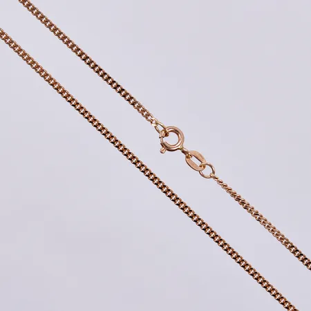Kedja Pansar, längd ca 45cm, bredd ca 2mm, 18K Vikt: 5,2 g