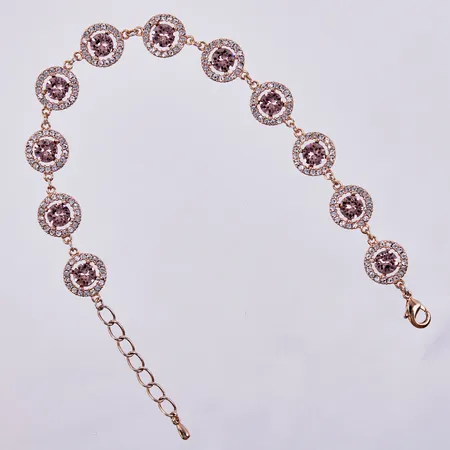 Armband Caroline Svedbom, 30mm, förgylld metall, stenar
