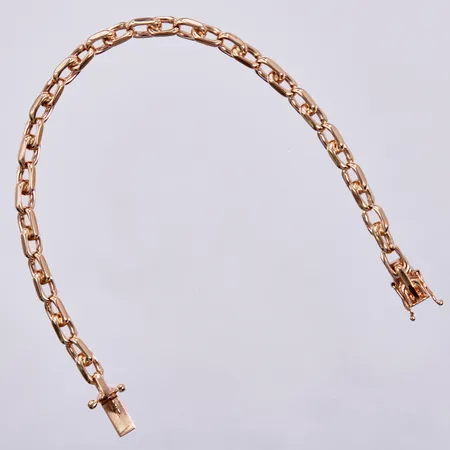 Armband Ankar, längd ca 17cm, bredd ca 5mm, Guldvaruaktiebolaget G. Dahlgren & Co Ab 1963, 18K Vikt: 15,4 g