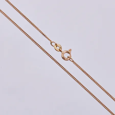 Kedja Pansar, 40cm, bredd 1,2mm, 18K  Vikt: 2,5 g