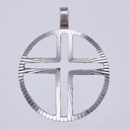 Hänge, svensk importstämpel, Ø 21mm, silver Vikt: 3,3 g