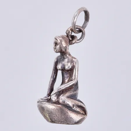 Berlock, Den Lille Havfrue, Denmark, längd ca 24mm, Sterling Silver 925/1000 Vikt: 7 g