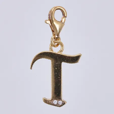 Berlock Thomas Sabo, 25mm, bokstav T, 925/1000 Vikt: 1,7 g