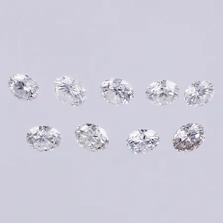 Lösa diamanter ca 4x0,06ct 5x0,09ct Vikt: 0 g