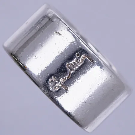 Ring, Efva Attling, stl: 18, bredd: ca 11mm, 925/1000, silver Vikt: 17,1 g