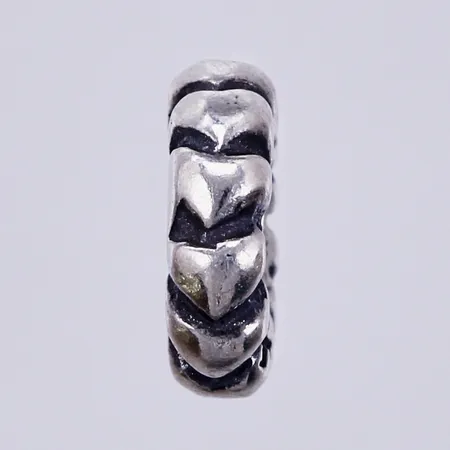 Berlock Pandora, bredd ca 2mm, 925/1000 silver Vikt: 1,3 g