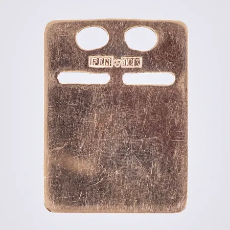 ID-Bricka utan gravyr 15mm x 22mm, 18K Vikt: 1,4 g