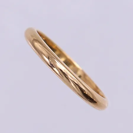 Ring slät, stl 20½, bredd 3mm, polerad, ograverad. 18K Vikt: 4,6 g