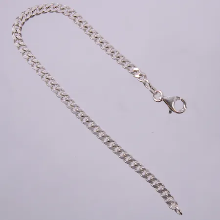 Armband pansar, längd: ca 20cm, bredd: ca 4mm, GHA, 925/1000, silver Vikt: 9,2 g