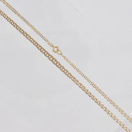 Collier doserad Bismarck, 40,5cm, bredd 2-4mm, 18K Vikt: 5,3 g