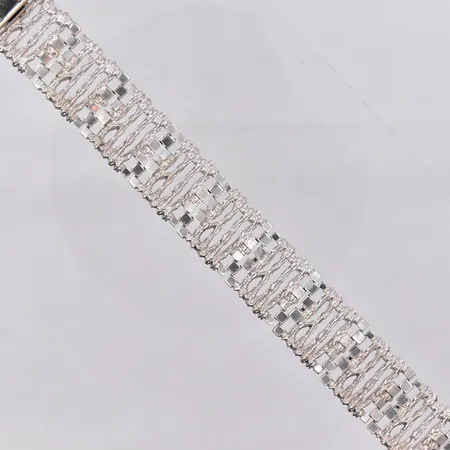 Armband, 19cm, bredd 19,5mm, silver Vikt: 28,3 g