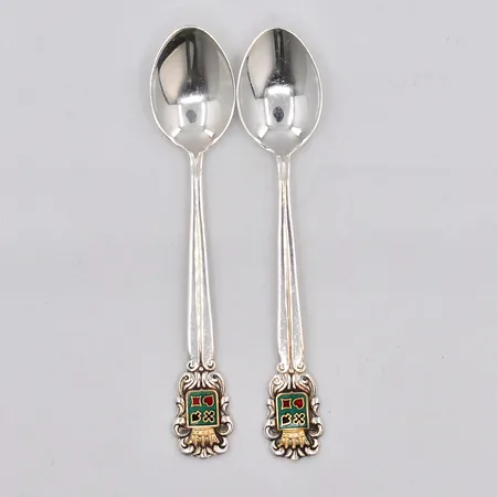 Två moccaskedar, längd 11cm, Mema, 830/1000 silver Vikt: 26,3 g