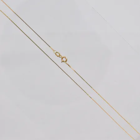 Halskedja Venezia, 45cm, bredd 1mm,GHA, 18K Vikt: 2,5 g