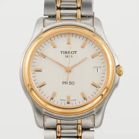 Armbandsur Tissot  PR 50,  Steinless Steel , J276.152, water resistant 50 M Sapphire Crystal Ø ca 35,7 mm. Batteribyte krävs. Vikt: 0 g Skickas med paket.