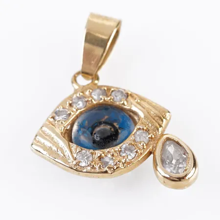 Hänge, 30mm x 18mm, 18k Vikt: 3 g