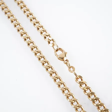 Halskedja, pansar, 52cm, bredd 5,5mm, 18k Vikt: 23 g