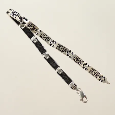 Armband, längd 21cm, bredd 5mm, silver 925/1000, 13,9g Vikt: 13,9 g