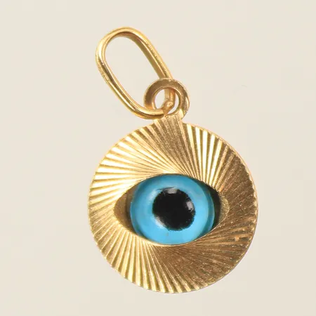 Hänge "öga", 20x11mm, 18K Vikt: 1,2 g