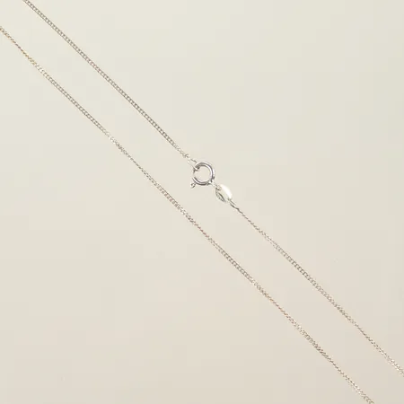 Halsband pansar 50 cm, bredd 1mm, 925/1000-delar 2,3g Vikt: 2,3 g