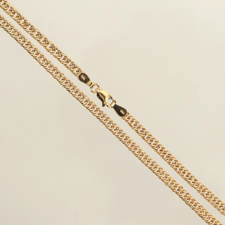 Kedja, längd 45cm, bredd 3,1mm, ihålig, 18K  Vikt: 5,5 g
