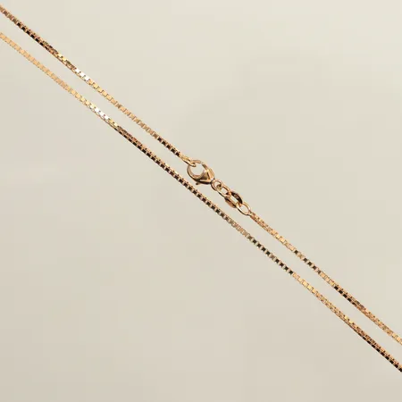 Kedja Venezia, ca 40cm, bredd ca 1,2mm, Guldfynd, 18K Vikt: 4,8 g
