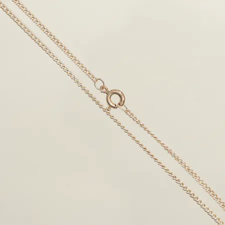 Kedja Pansar, längd 42cm, bredd ca 2mm, 835/1000 silver  Vikt: 3,3 g