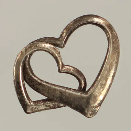 Hänge, ca 13x15mm, 925/1000 silver  Vikt: 1,1 g