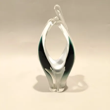 Skulptur, Flygsfors, Coquille Paul Kedelv, höjd ca 23cm, repig, signerad. 