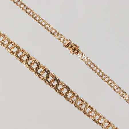 Collier, doserad Bismarck, 45cm, bredd 4,7-9,4mm,  Vikt: 32,6 g
