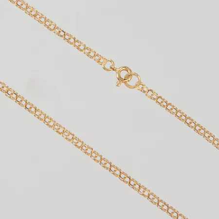 Kedja, 40cm, bredd 2,5mm, Bismarck, 18K Vikt: 4,1 g