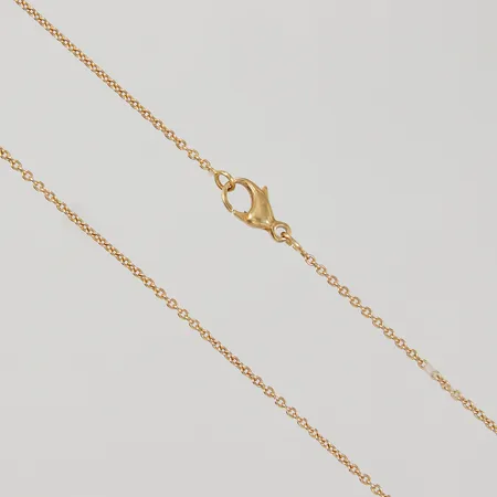 Kedja, Ankar, 75cm, bredd 1mm, ostämplad, 18K Vikt: 6,9 g