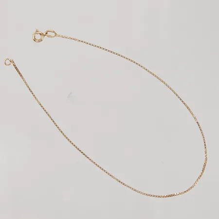Vristlänk, Venezia, 24cm, bredd 0,9mm, 18K Vikt: 1,8 g