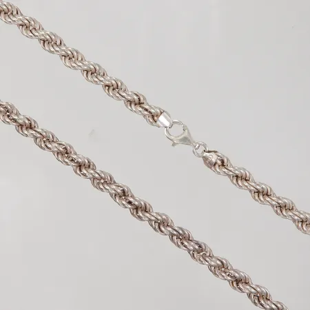 Kedja, Cordell, 65cm, bredd 7,4mm, ihålig, 925/1000 silver,  Vikt: 62,8 g