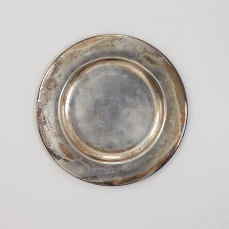 Fat, Ø11cm, gravyr, CGH, silver,  Vikt: 40,2 g