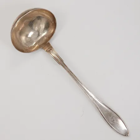 Såsslev, längd 20cm, GAB, år 1905, gravyr, silver  Vikt: 58 g