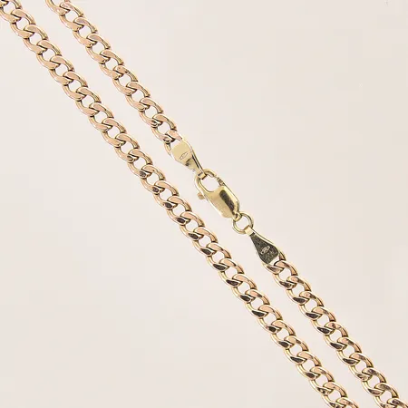 Kedja Pansar, längd 46,5cm, bredd 4mm, ihålig, 9K Vikt: 5,2 g