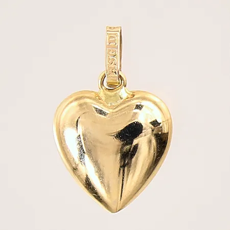 Hänga hjärta, 11x11,3mm, 18K  Vikt: 1,5 g