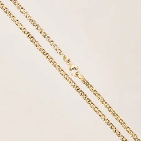 Collier Bismarck, längd: 50,5cm, bredd: 2,6mm, lödning, 18K  Vikt: 6,8 g
