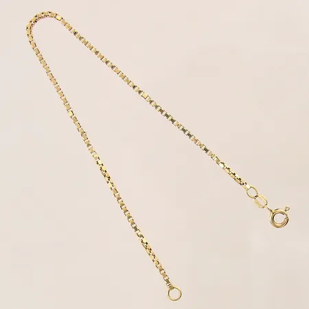 Armband Venezia, längd: 20cm, bredd: 1,6mm, ojämnheter, 18K Vikt: 4 g
