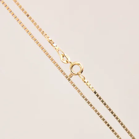 Kedja Venezia, längd: 51cm, bredd: 1,3mm, 18K  Vikt: 7,7 g