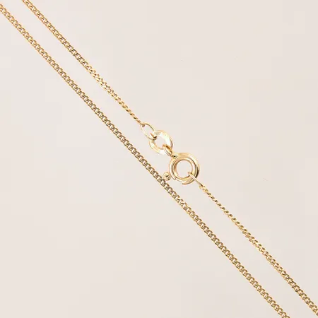 Kedja Pansar, längd: 52,5cm, bredd: 1,2mm, bucklor, 18K  Vikt: 2,8 g