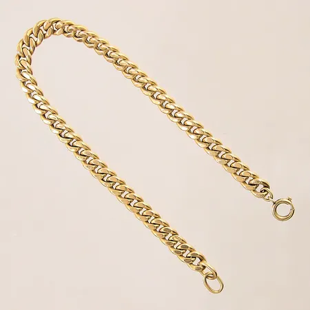Armband Pansar, längd 21cm, bredd 6mm, ihåligt, 18K Vikt: 8,4 g