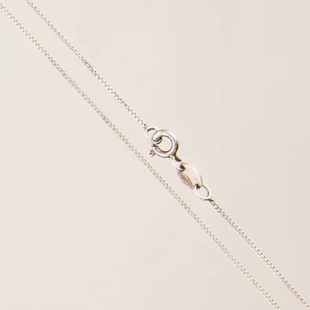 Kedja Pansar, längd 48,5cm, bredd 0,5mm, silver 925/1000 Vikt: 0,9 g