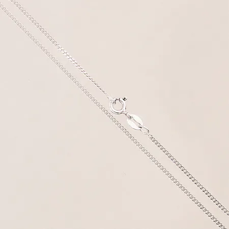 Kedja Pansar, längd 50cm, bredd 1,5mm, ojämnheter, silver 925/1000 Vikt: 2,7 g